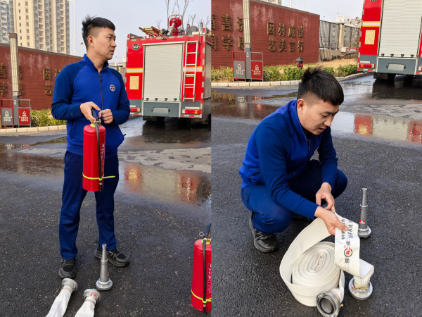 2.消防员讲解灭火器和消防水带使用方法.jpg